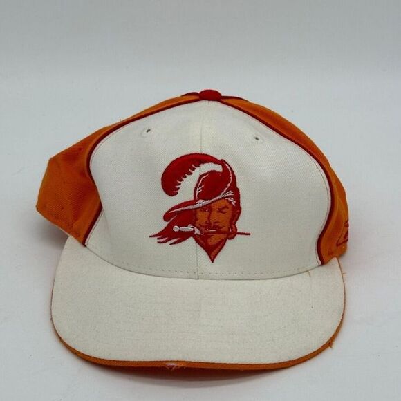 NFL Classic Gridiron Reebok Hats Adult 7 1-8 Orange 100% Wool Football Cap Mens